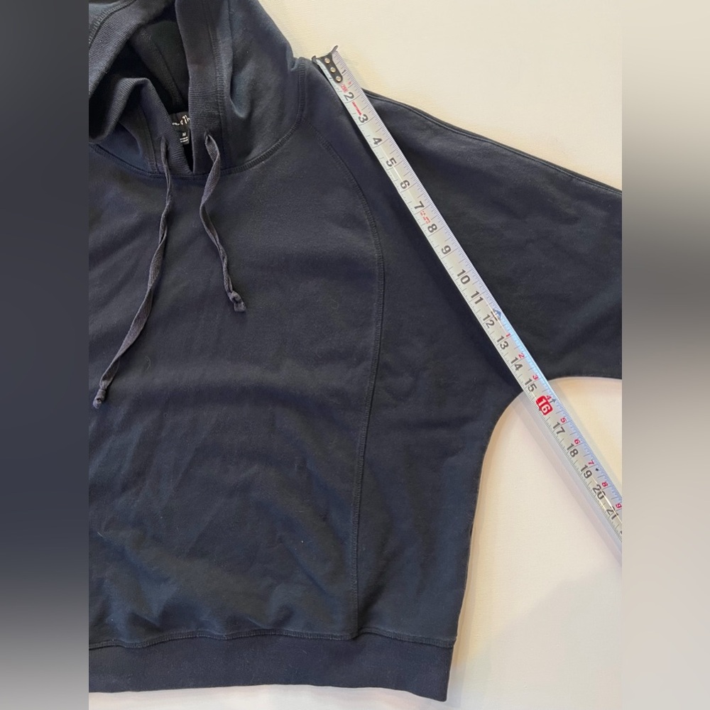 Mercer & Madison Black Dolman Sleeve Hoodie - Picture 7 of 9